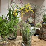 支援センター　季節のお花でスワッグづくり